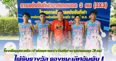 โครงการจัดการแข่งขันกีฬาองค์การบริหารส่วนจังหวัดสระแก้วประจำปี พ.ศ. ๒๕๖๘