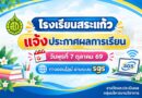 ประกาศผลการเรียน ภาคเรียนที่ 1 ปีการศึกษา 2569